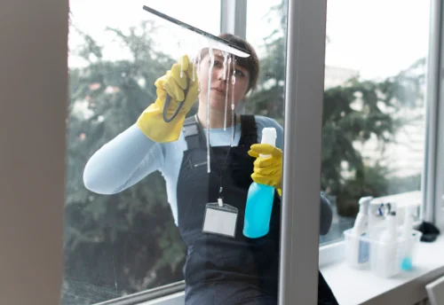 Nettoyage de vitres intérieures et extérieures à Louin